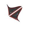 For Honda Vezel HR-V HRV    Carbon Fiber Rear Window Triangle Cover Trim Decoration Exterior Accessories Car Styling