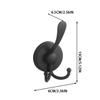 Powerful Vacuum Suction Cup Hooks For Bathroom And Shower Glass Black Towel Hook