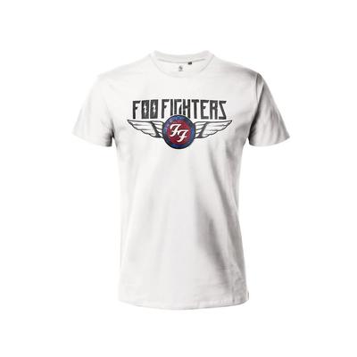 Maglietta Foo Fighters - Logo - Maglia Ufficiale Originale T-Shirt Bianca-
