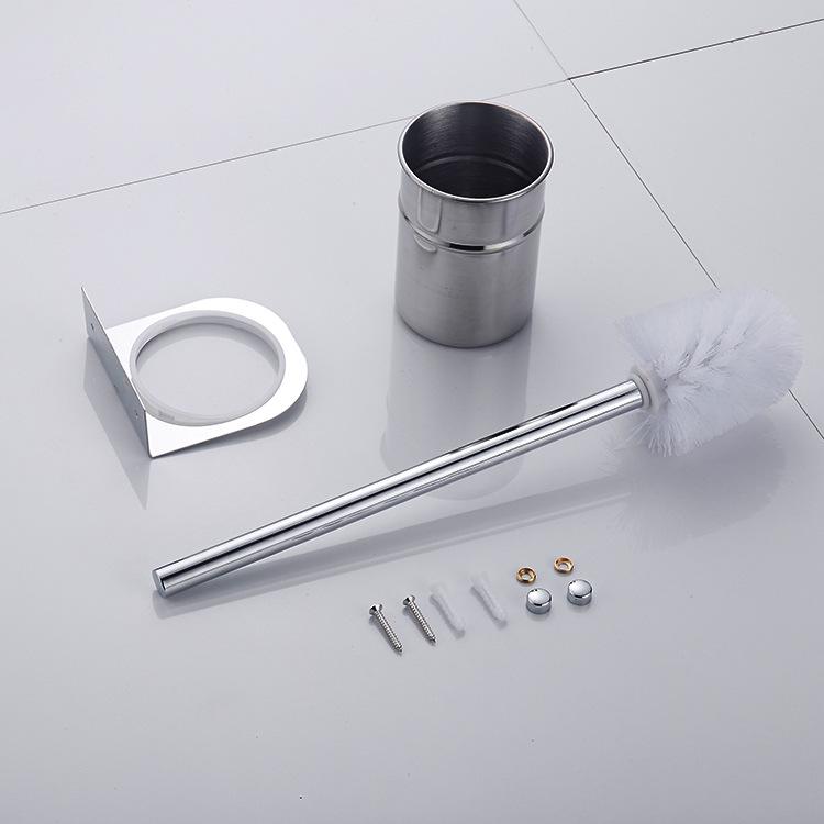 304 Titanium-Plated Brushed Black Stainless Steel European-Style Toilet Brush