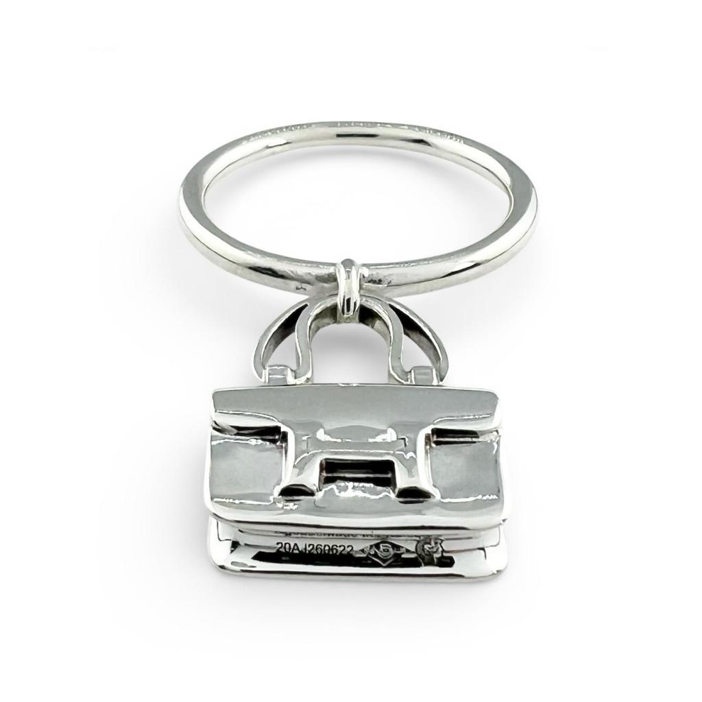 Excellent HERMES Ring Amulet Constance Silver AG925 Women 54 Used