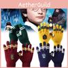Harry Hogwarts Potter Icon Knitted Gloves Warmth Cosplay Prop Gifts Christmas