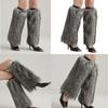 Faux Furs Wolf Plush Leg Warmer For Winter Cold Weather Leg Protections Leg Sleeves Cosplay Event Costume Accessories