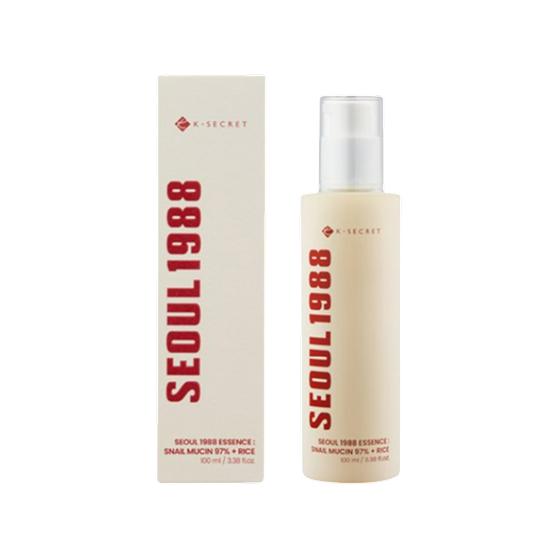 Seoul 1988 Snail 97 Essence: Snail Mucin 97% + Rice Essence 100ml