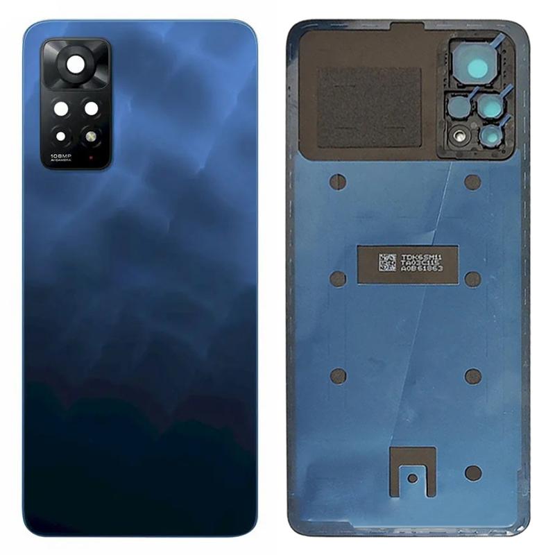 

Для Xiaomi Redmi Note 11 Pro 4G (Mediatek) Задня кришка акумуляторного відсіку з кільцем камери Запасна частина кришки об’єктива Dark Blue