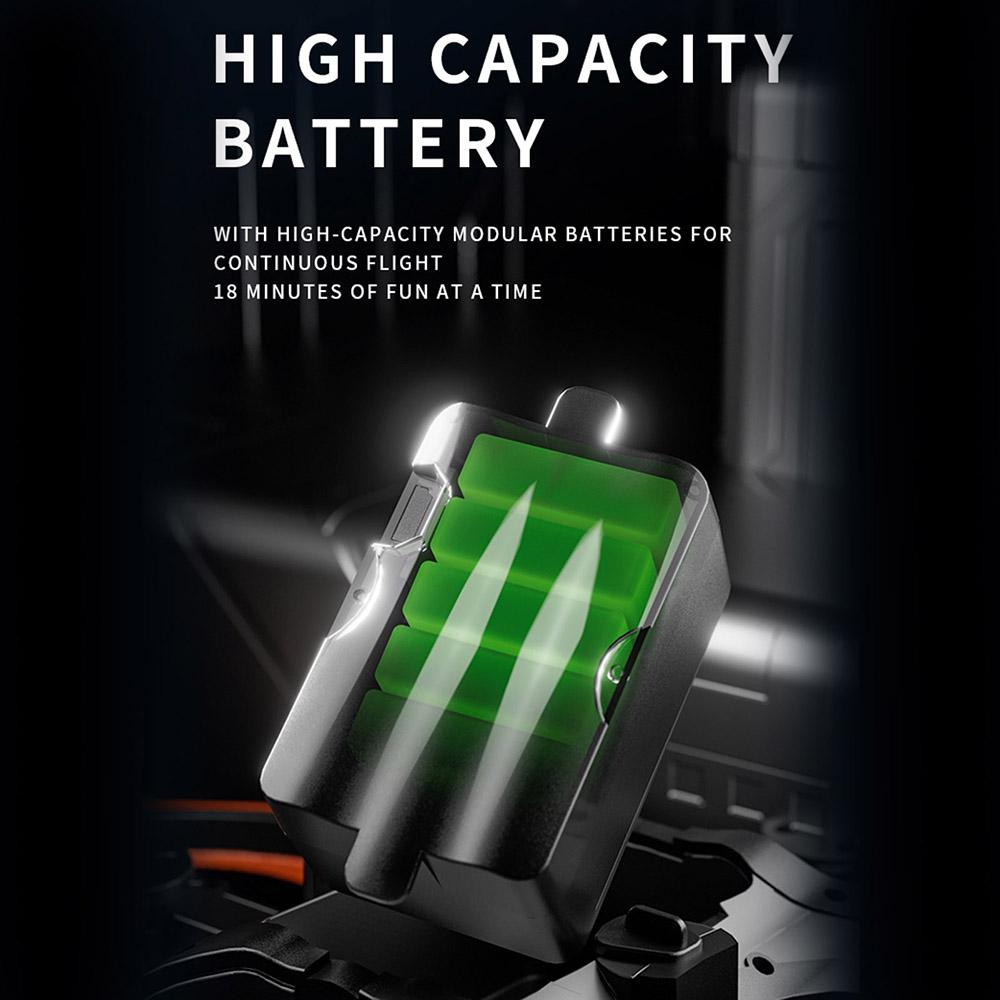 Remote Control Drone with Dual Camera 4K Remote Control Fighter for Kids and Beginner 2.4GHz WIFI