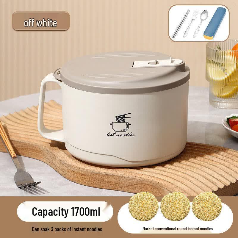 Qiwei 304 Stainless Steel Instant Noodle Bowl with Lid