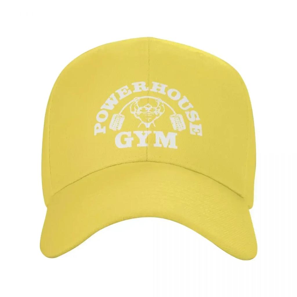 Fashion Unisex Powerhouse Gym Baseball Cap Adult Bodybuilding Fitness Muscle Adjustable Dad Hat Women Men Hip Hop Snapback Caps