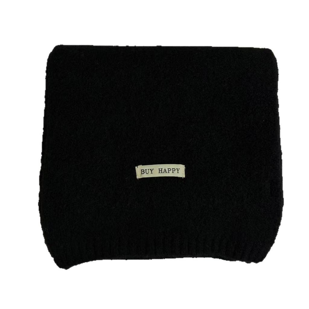 Unisex Cashmere Scarf: Skin-Friendly, Thick, Warm, Versatile, Solid Color, Parent-Child Style for Autumn & Winter.