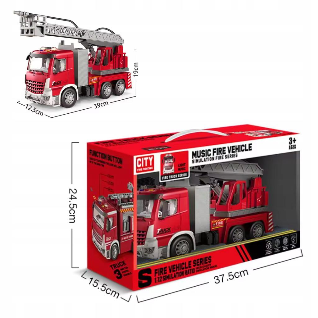 Fire Truck Fire Department Toy Fire Department Vehicle Sound + Lights