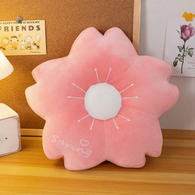 Fresh Colorful Daisy Flower Plush Pillow Toy Soft Cartoon Plant Stuffed Doll Chair Cushion Car Pillow Kids Lovers Birthday Gift