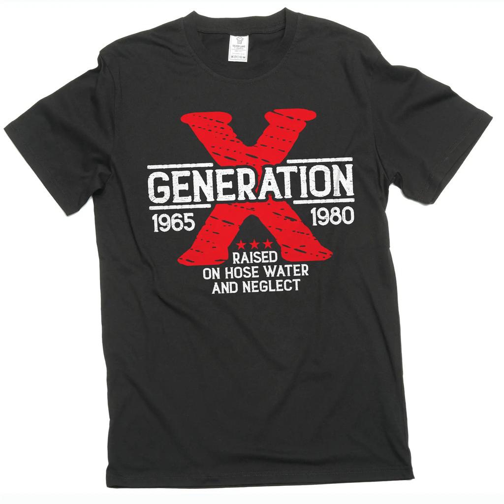 Funny T-Shirt Mens Womens Tees Top Generation X T-Shirt Mens Womens Tees Tops Hose Water And Neglect Tee Joke 1980s Shirt