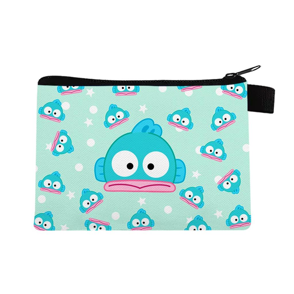 Cartoon Oxford Cloth Coin and Card Holder with Multiple Patterns