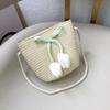 1/2Pcs Summer Sun Hat Princess Beach Sun Hat Big Brim Tulip Fisherman Hat For Girls  Sweet Crossbody Bag Gifts
