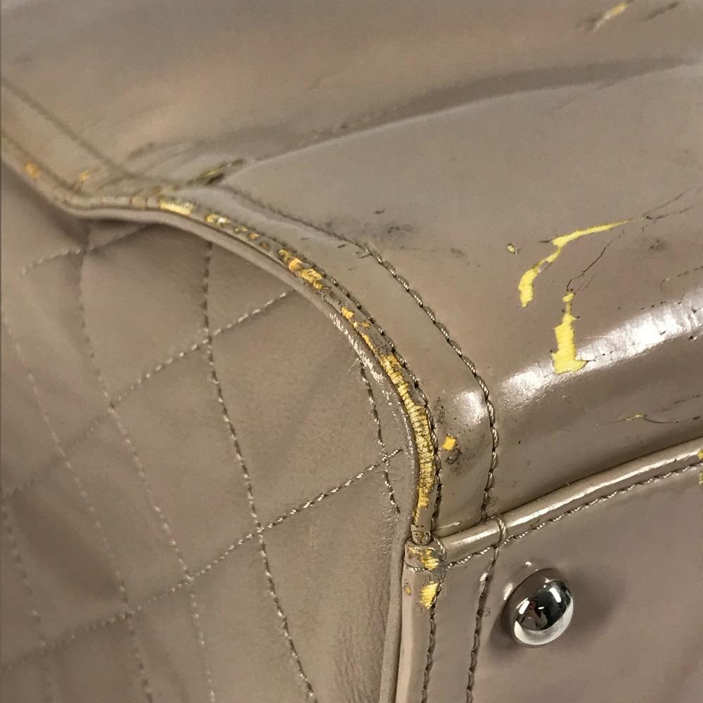 Chanel Lipstick CC CC Mark Logo Double Chain Shoulder Bag Tote Bag