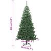 Artificial Christmas Tree L 240 Cm Green
