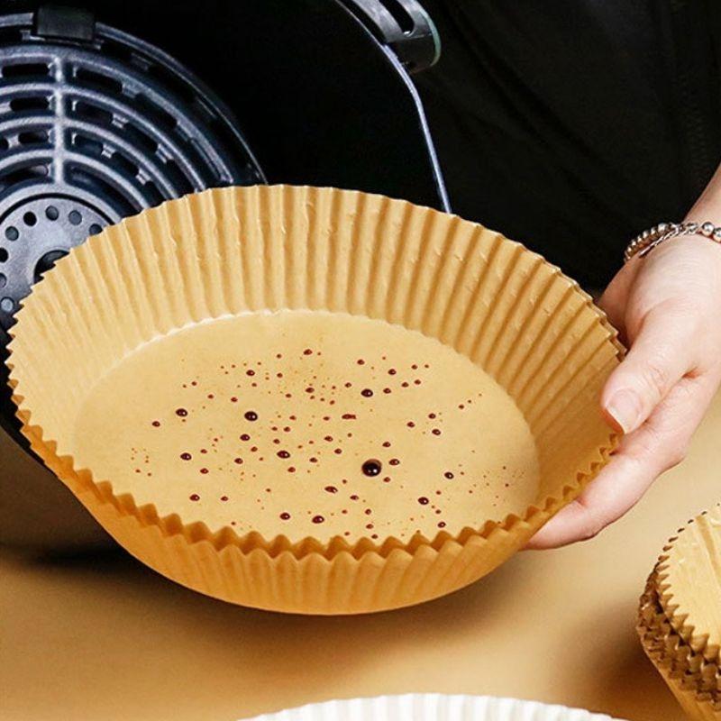 Air Fryer Baking Paper Oil-proof Liner Non-Stick Mat for Air Fryer Baking Microwave Barbecue Plate Food Oven Kitchen Pan Pad