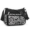 Women Elephant Print Crossbody Bag Multi Pocket Shoulder Bag Large Capacity Lightweight Travel Messenger Purse Zipper Handbag
