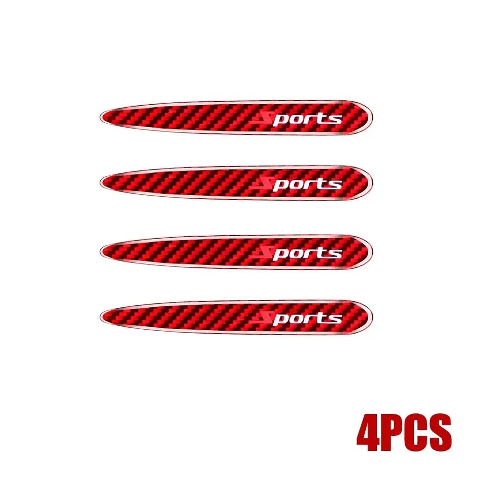 4 stücke Auto Türgriff Anti Scratch Aufkleber Carbon Faser Sport Schutz Aufkleber Dekor Aufkleber Auto Exterior Styling Zubehör