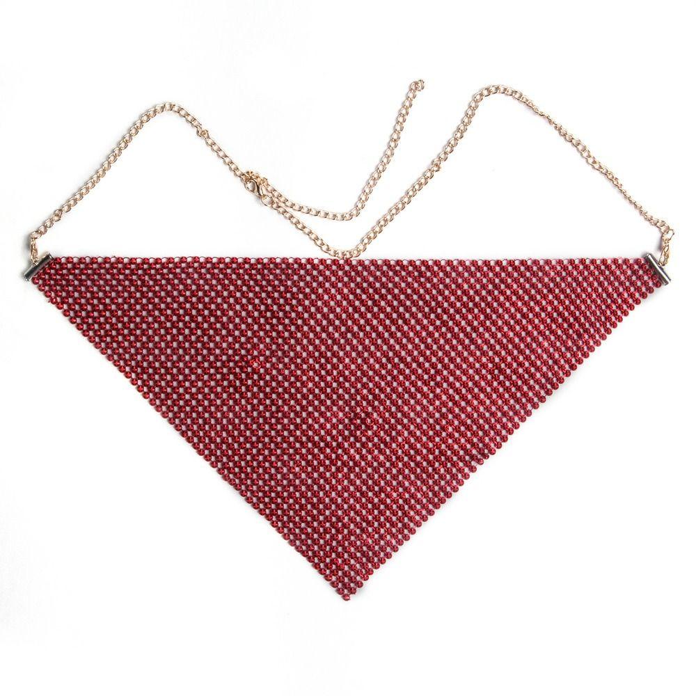 Vintage Rhinestone Face Mask Crystal Half-face Veil Jewelry Dance Party Jewelry  Banquet