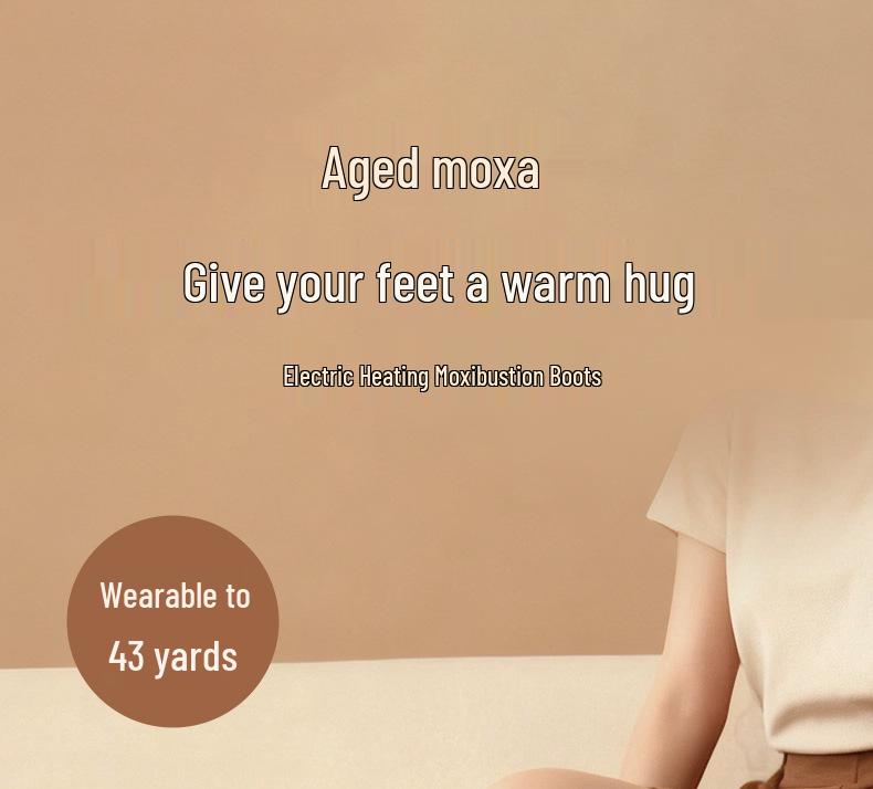 Electric Heated Moxibustion Ankle and Leg Warming Boots