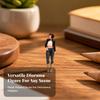 Miniature Figurine of a Woman Realistic Small for Dioramas