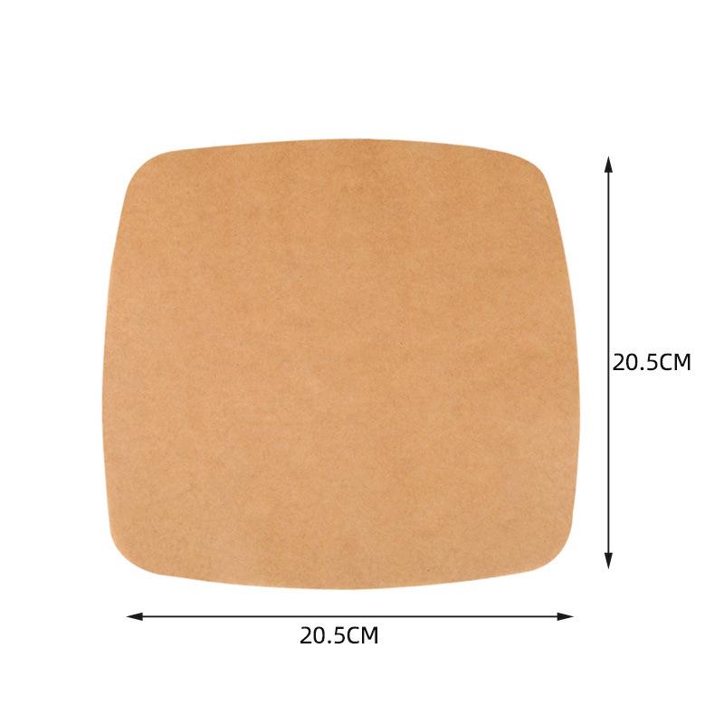Square Oil-Absorbing Air Fryer Paper with Holes for Baking, Oven, and Steaming