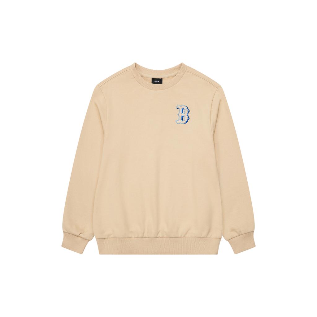 New MLB Sweatshirt FW23 Light Beige Kids' 7AMTMT134-43BGL