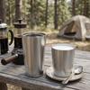 Thickened Stable Juice Beer Tumbler Rustless Steel Straight Drinking Mug  Party Beer Drinking