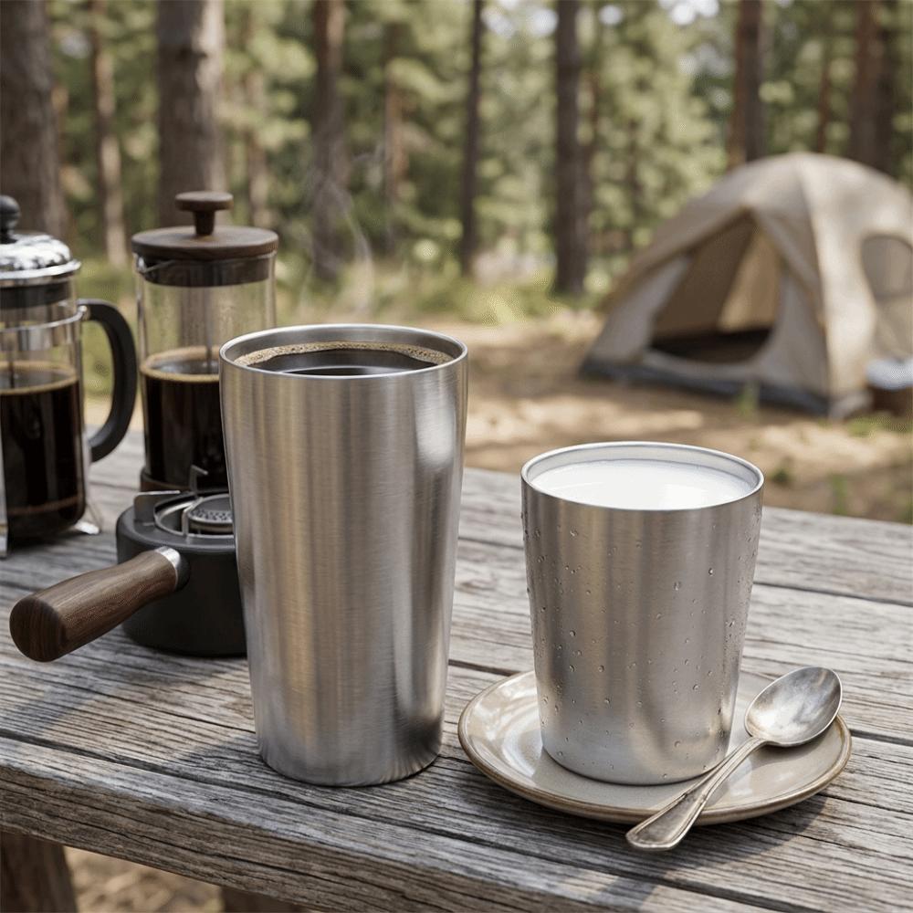 Thickened Stable Juice Beer Tumbler Rustless Steel Straight Drinking Mug Party Beer Drinking