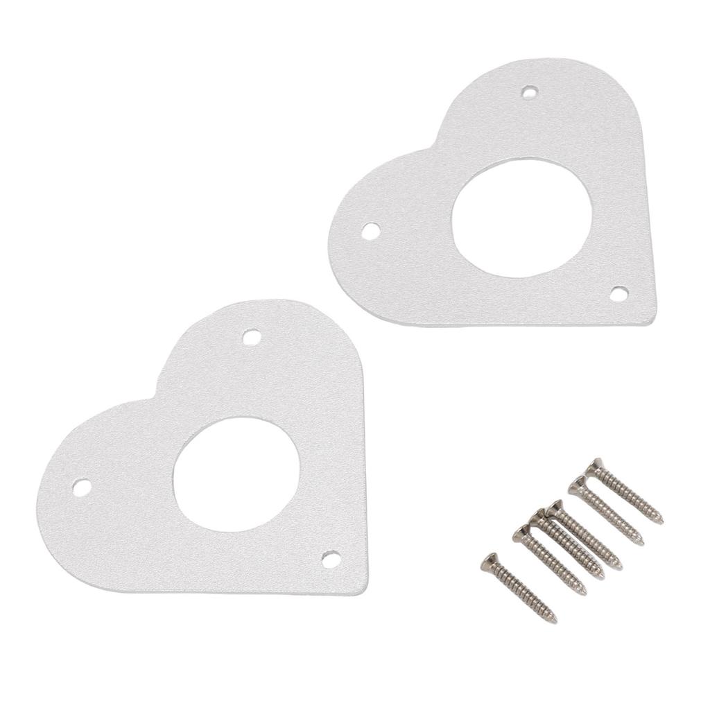 Bird House Guard Metal Portal Aluminum 28mm 32mm Diameter Hole Heart Shape Metal Bird House Guard