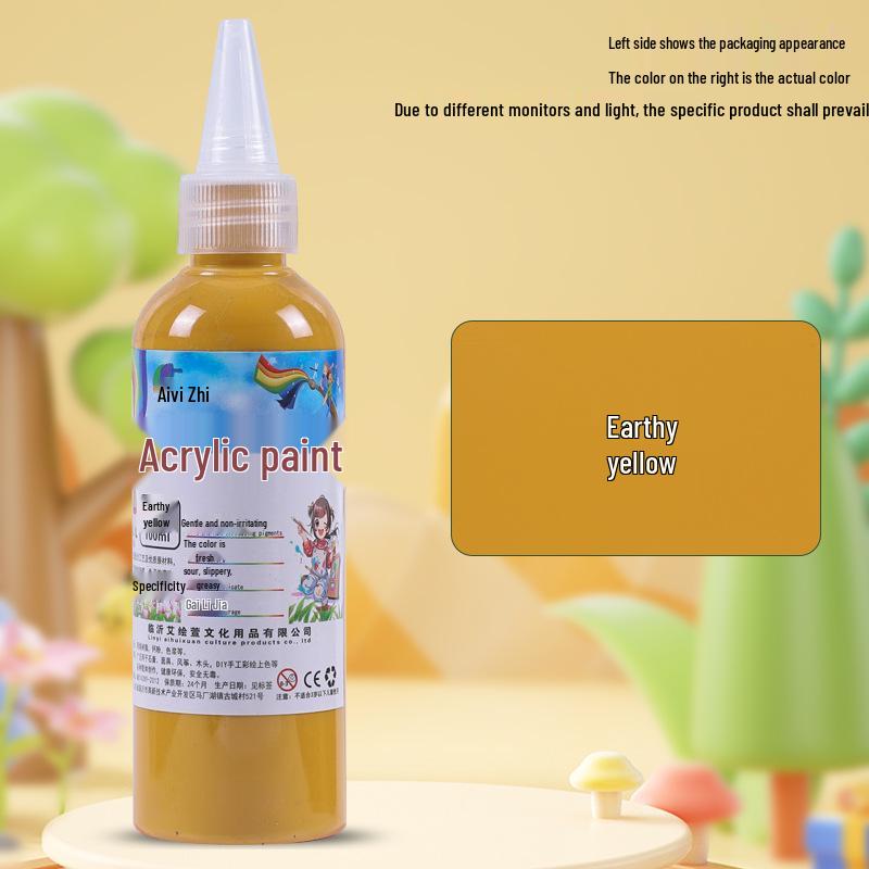 100ml Acrylic Paint for Plaster Doll, Fluid, Graffiti, Wall & Art Painting