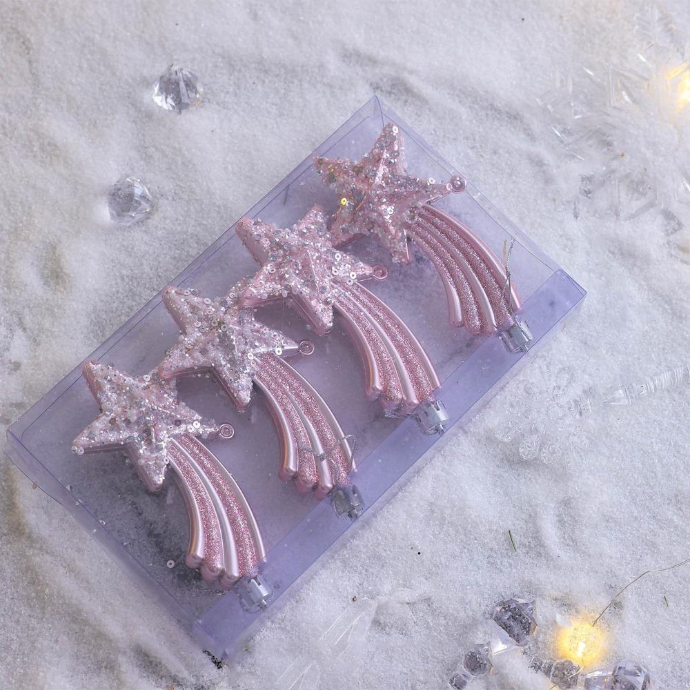 Kawaii Christmas Tree Decorative Set Cartoon Xmas Tree Delicate Pendant  Desk
