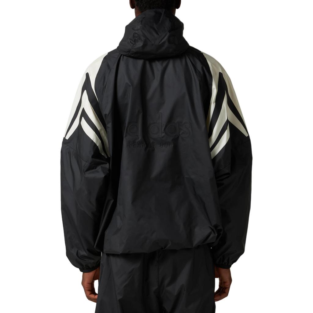 Adidas Fear Of God FW24 Sports Hooded Comfortable Fashion Jacket Men Jacket Black IS5299
