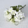 Artificial Hydrangeas Flower Real Touch Fake Hydrangeas Bouquet with Stem for Home Table Centerpiece Wedding Baby Shower Birthday Party Decoration