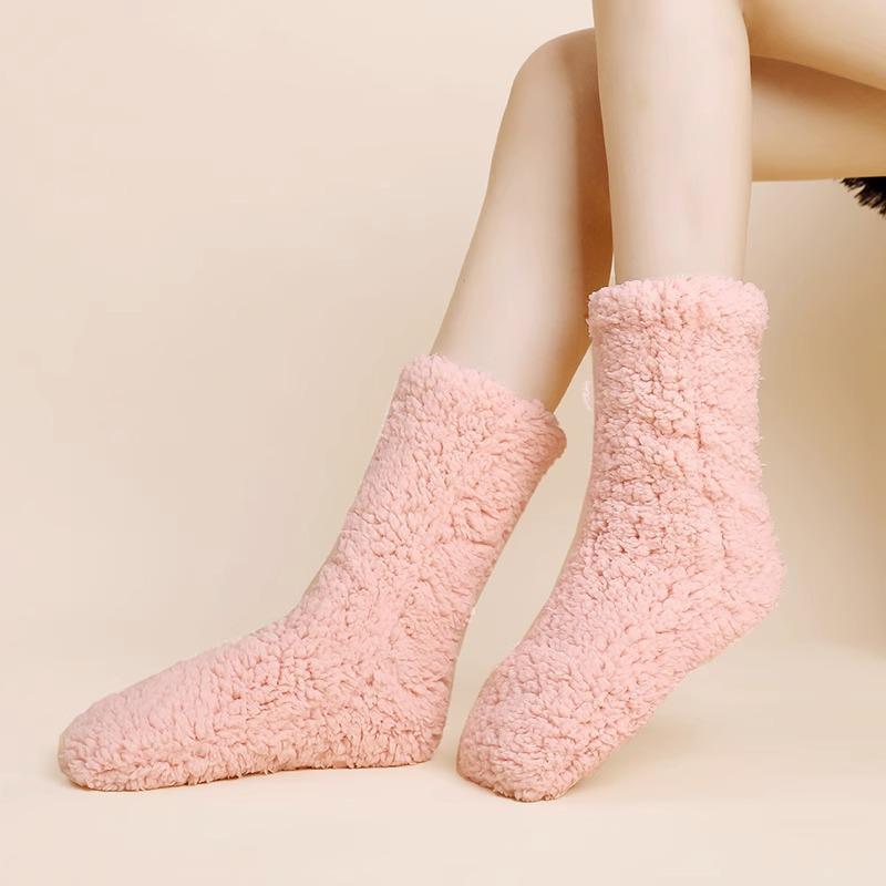 Cozy Fleece-Lined Thermal Socks for Winter Warmth