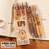 4Pcs Cute Cartoon Capybara Erasable Neutral Pen 0.5mm Student School Office Stationery Washable Writing Pen