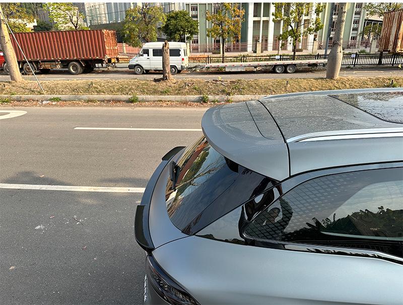Chery Tiggo 8L Rear Roof Spoiler - External Decorative Wing Modification.