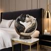 Cat Yin And Yang Art Desk Decoration Ornaments