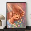 DIY Diamond Painting Palm Cross Stitch Kit Mosaic Art Diamond Painting Full Circle Diamond Home Decor