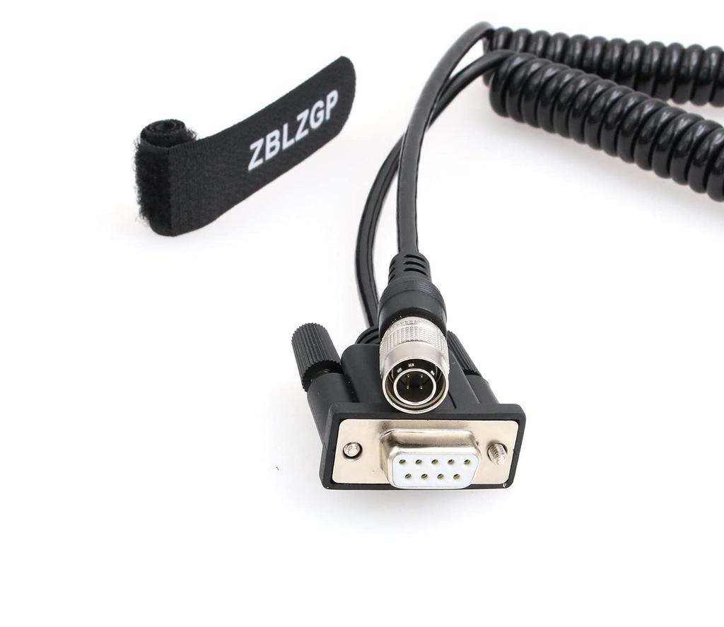 ZBLZGP Hirose Stecker auf RS232 DB9 Datenkabel für Trimble 5600 Geodimeter Totalstation 4-polig