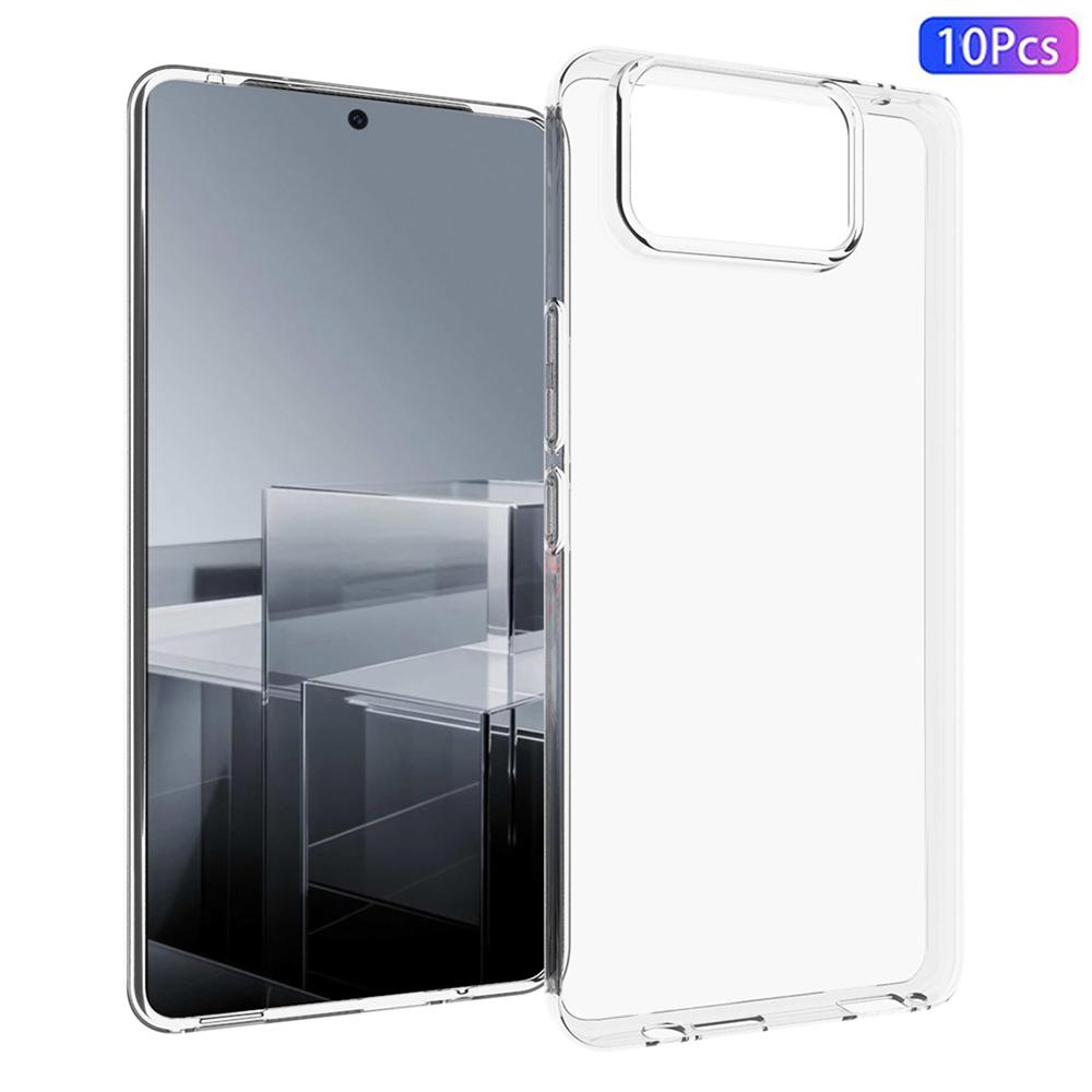 

10Pcs/Pack For Asus Zenfone 12 Ultra 5G Case Watermark Free TPU Protective Clear Phone Cover A