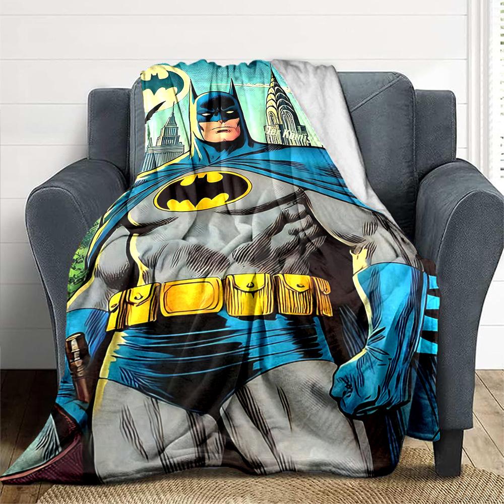 1 Stück Batman Decke Leichte Flanelldecke für Sofa, Bett, Reise, Wohnzimmer, Büro, Couch, Stuhl und Bett