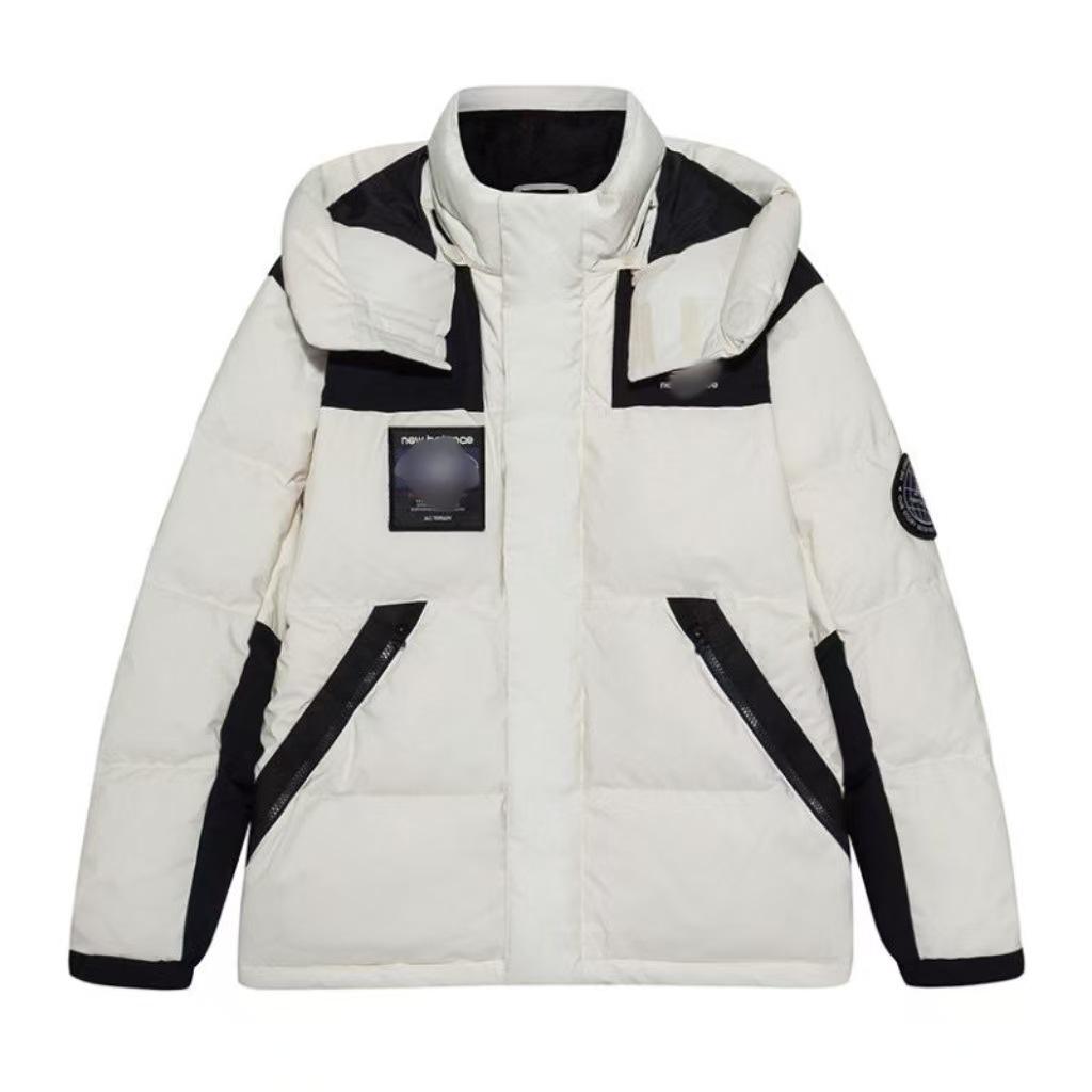 Cross-border NB Cotton Hooded Parka: Men's & Women's Windproof Warm Jacket
