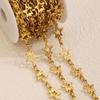 Unique Hollow Star Charm Chain Extender Fashion Jewelry Chain Stainless Steel Texture Perfect for Necklace and Styling