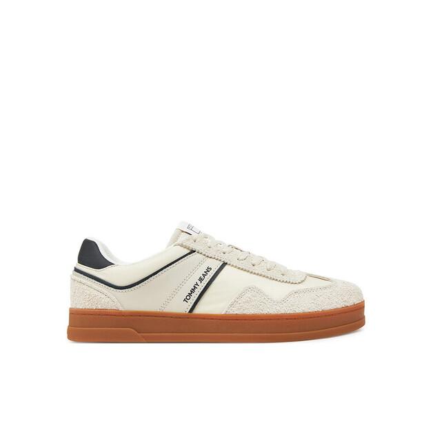 Men's Sneakers Tommy Jeans The Greenwich Mix Media Em0em01606 Beige