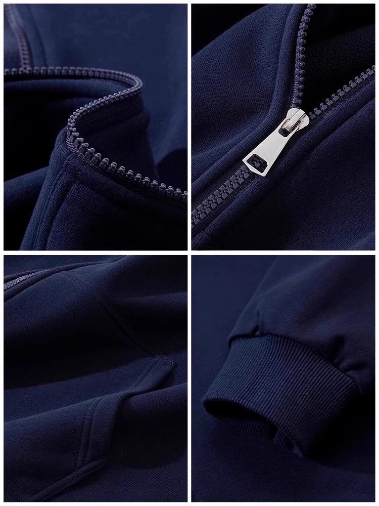 Damen Kurze Hoodie-Jacke - Frühher Herbst 2025, Neuer Koreanischer Stil, Petite Strickjacke, Dickes Oberteil