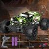 Full-proportion drift remote control car, high-speed driving cool 2.4G beginner large green off-road climbing remote control car