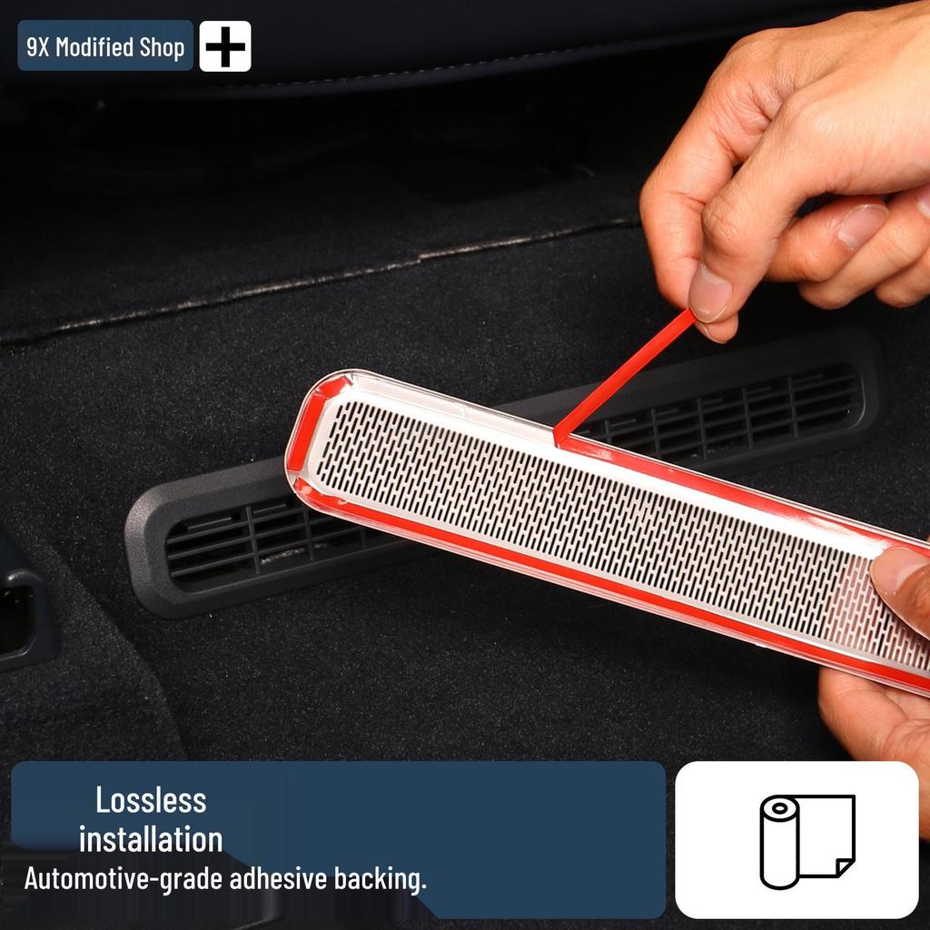 Jike 9X Seat Air Vent Stainless Steel Protector: Dustproof, Anti-Clogging, Practical Upgrade.