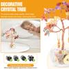 Faux Crystal Tree Creative Crystal Tree Life Bonsai Decor Crystals Stones Get Rich Trees for Office Living Room Home Decoration